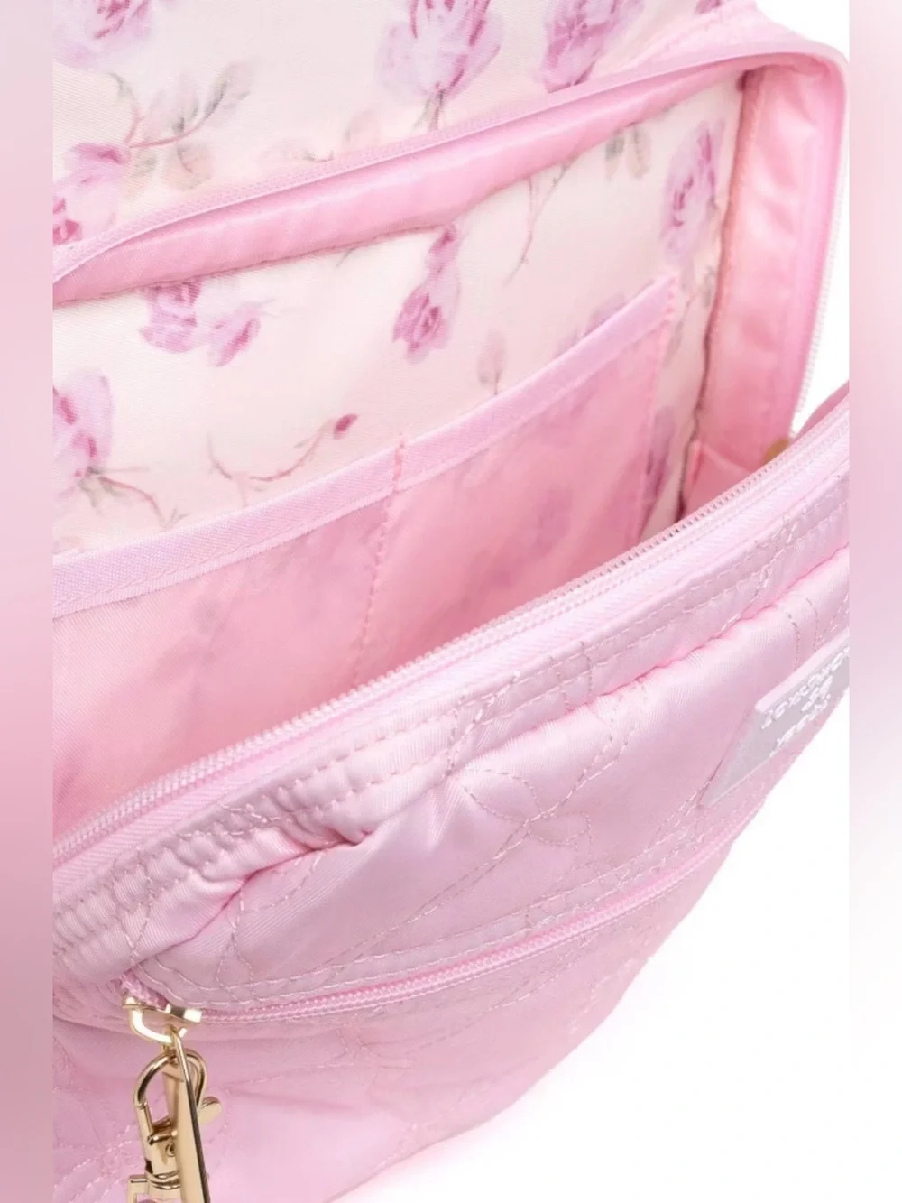 🩶LoveShackFancy x Target - Yoobi Ribbon Rosa Backpack Sterling Dusk - NEW 🆕